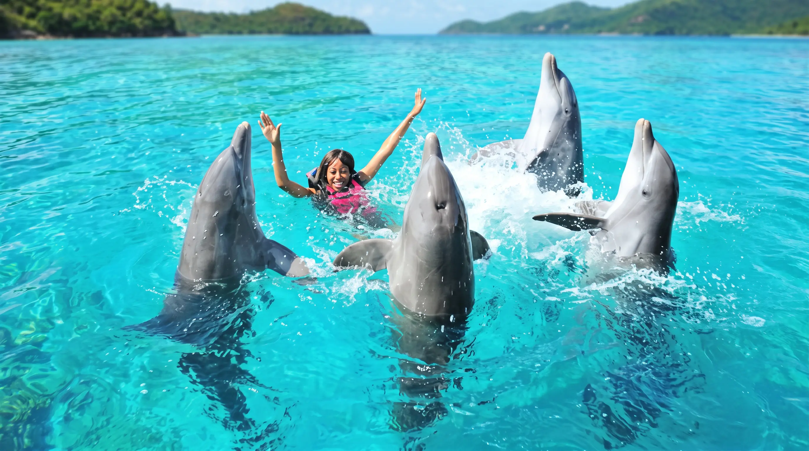 Dolphin Swimming
